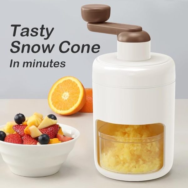 Portable Manual Ice Crusher Multi-function Hand Shaved Ice Machine