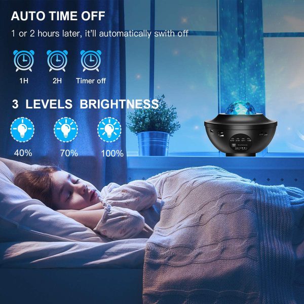 Colorful Starry Sky Galaxy Projector Nightlight