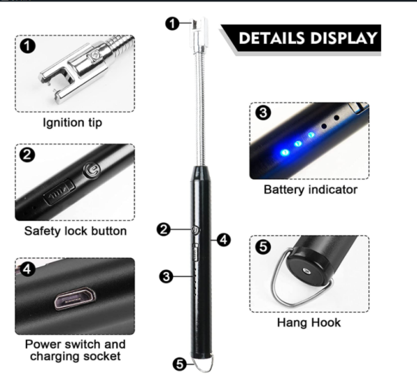 Arc Lighter With Usb Charging